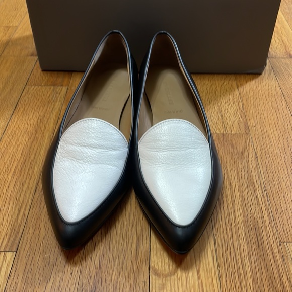 Everlane Flats The Modern Point Black and White Size:9.5 NWT - Picture 4 of 8